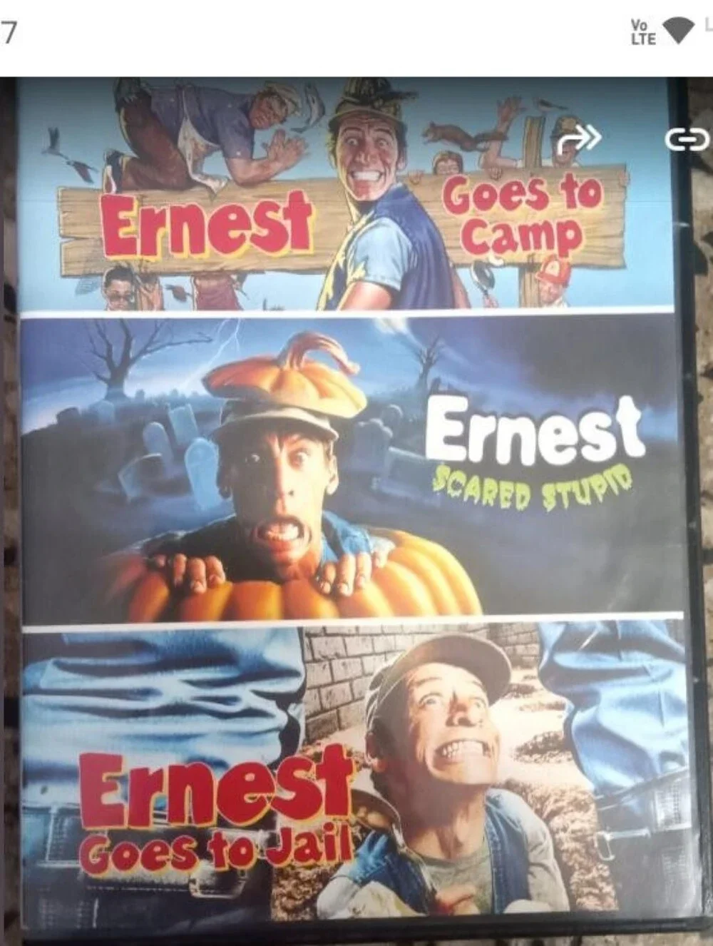Ernest Movie Poster Collage Wall Art - Multicolor